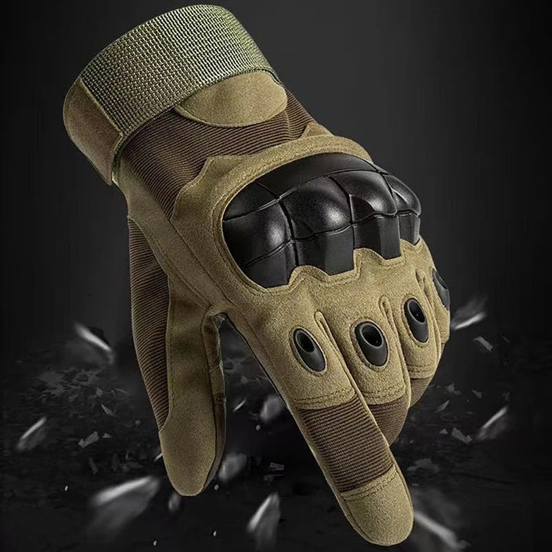 Outdoor Tactical Full Finger Hard Shell Gloves 4
