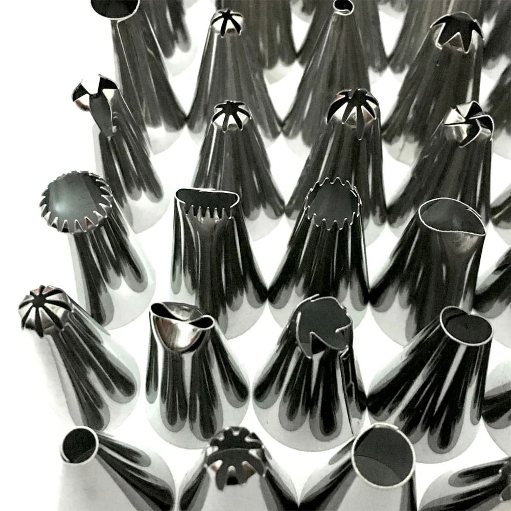 48 Piece Stainless Steel Cake Decorating Nozzles Set 2