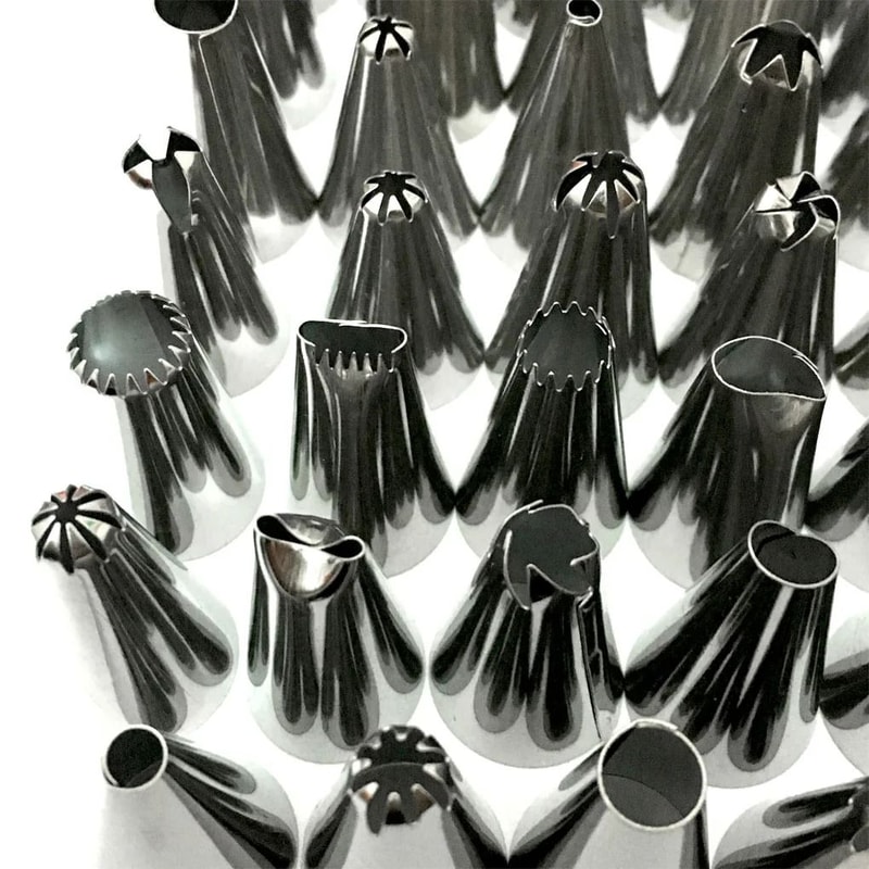 48 Piece Stainless Steel Cake Decorating Nozzles Set 2