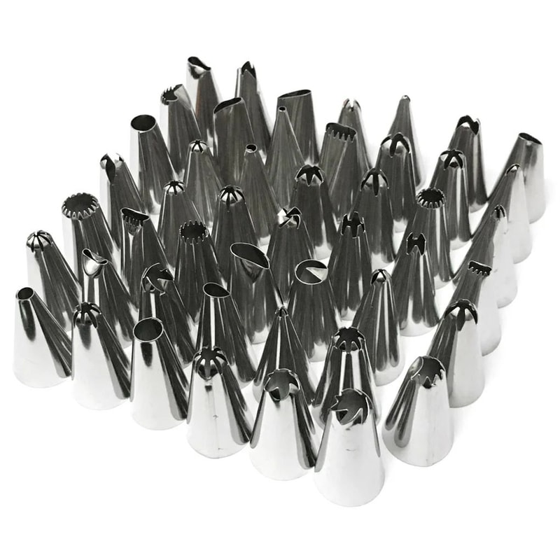 48 Piece Stainless Steel Cake Decorating Nozzles Set 3