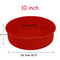 Round Silicone Cake Mold Baking Pan 8