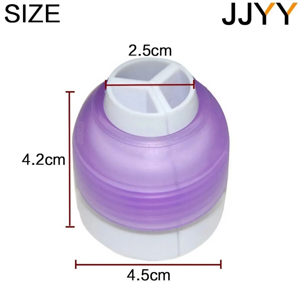 3Hole Cake Decorating Converter For MultiColor Icing 6