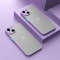 Matte Soft Silicone Shockproof Phone Case For IPhone 12