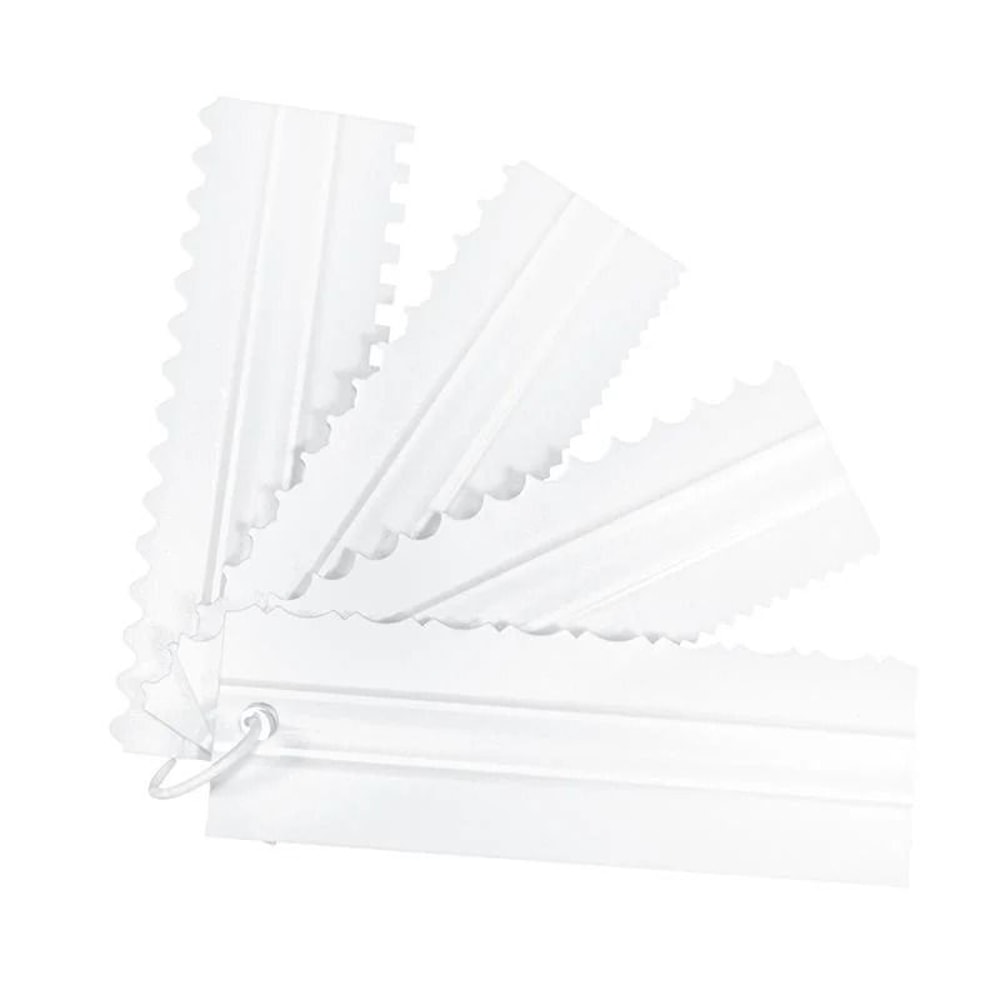 4 Piece DoubleSided Cake Scraper Set 1