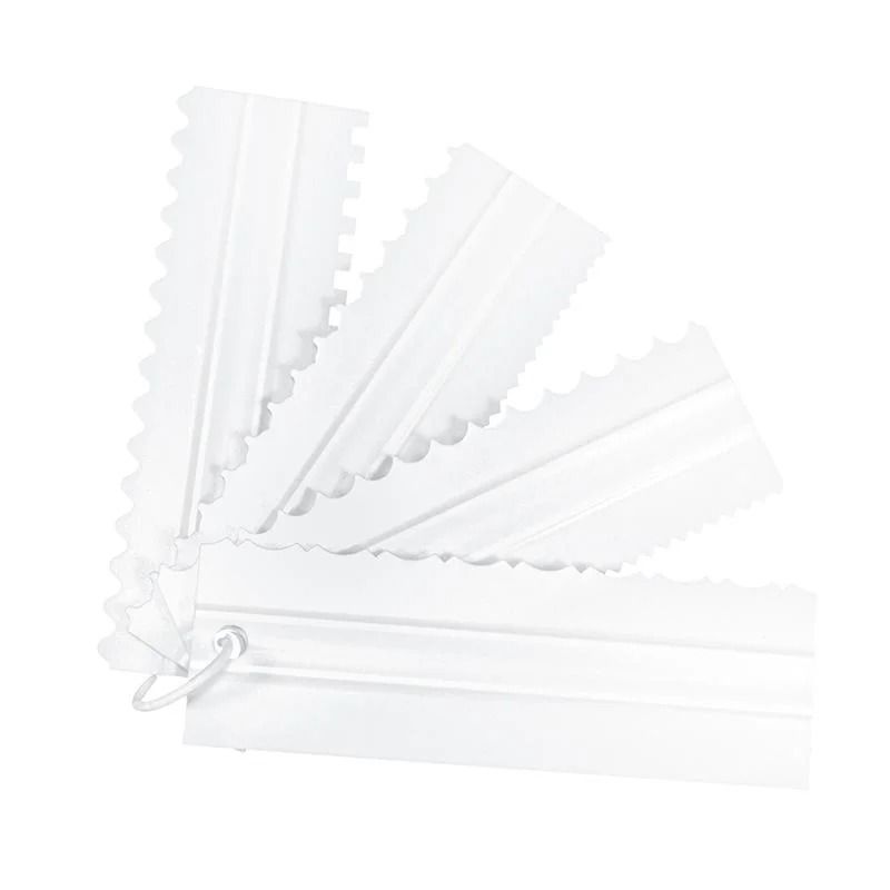 4 Piece DoubleSided Cake Scraper Set 1