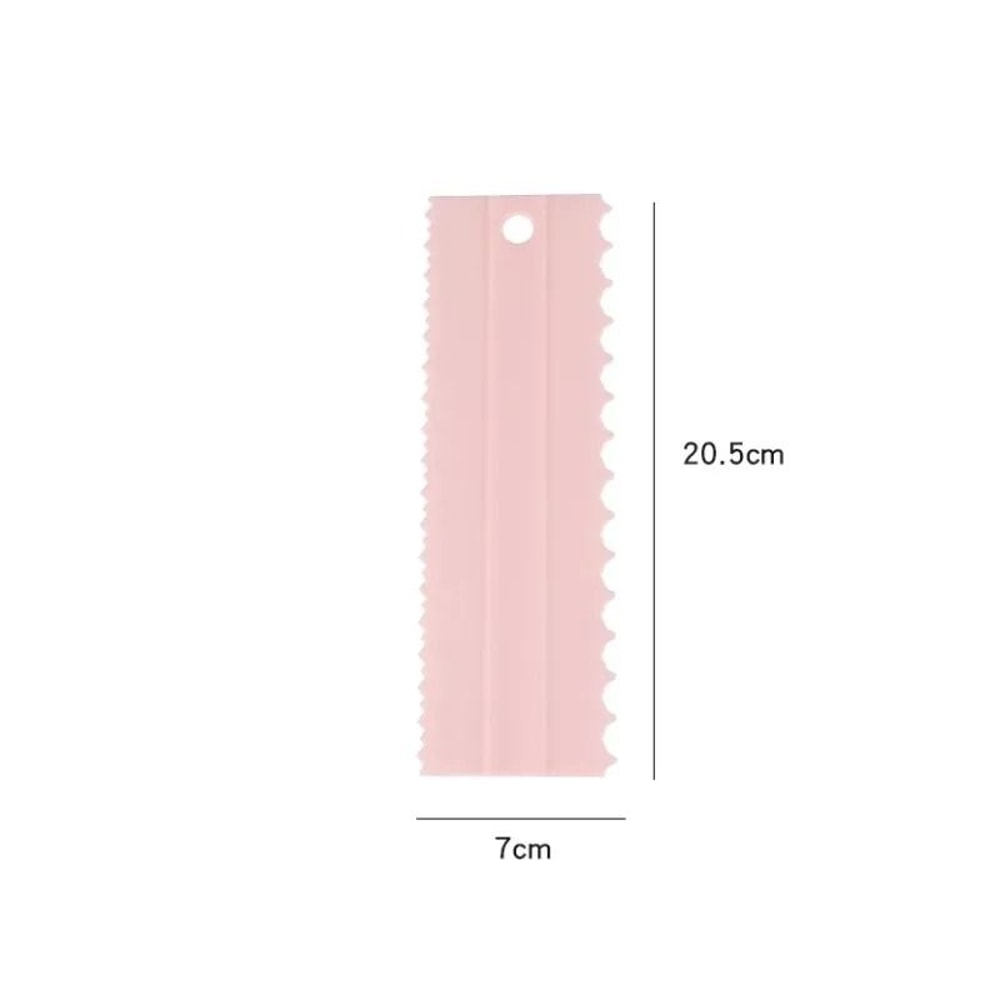 4 Piece DoubleSided Cake Scraper Set 5