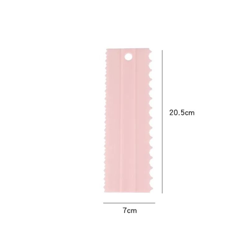 4 Piece DoubleSided Cake Scraper Set 5