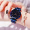Womens Starry Sky Quartz Watch With Magnetic Mesh Strap 1