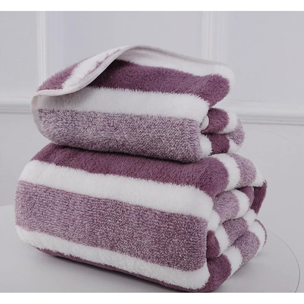 Thickened Absorbent Bath Towel And Soft Face Towel 18