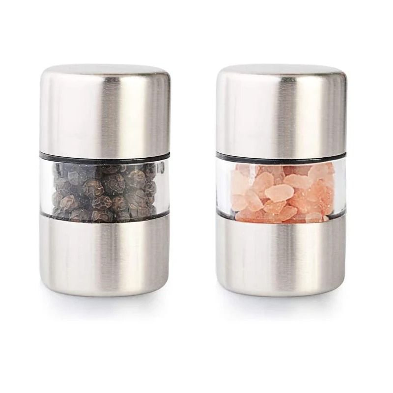 Mini Stainless Steel Salt And Pepper Grinder 0