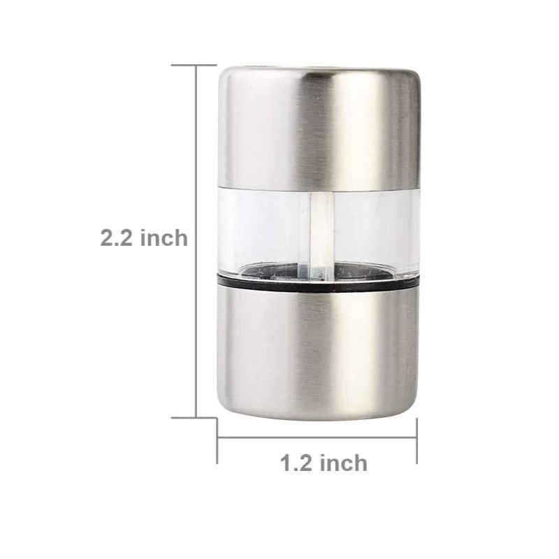 Mini Stainless Steel Salt And Pepper Grinder 2