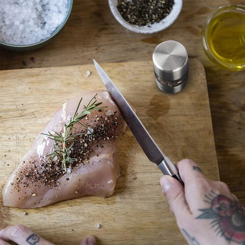 Mini Stainless Steel Salt And Pepper Grinder 3