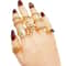 Gold Tone Mixed Style Ring Set For Women 30 Pieces 3