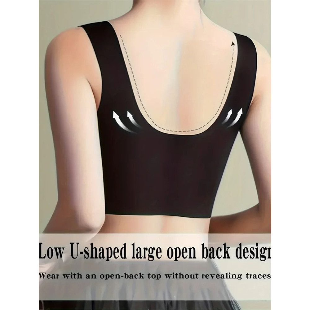 Solid Wireless Sports Bra 1