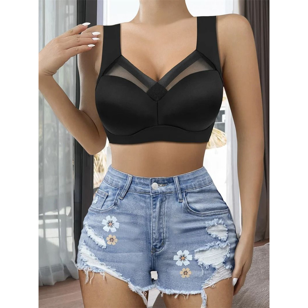 Solid Wireless Sports Bra 2