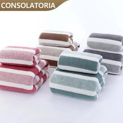 soft absorbent bath towel set for men and women