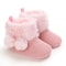 Winter Baby Girl Thick Snow Boots Warm Plush Non Slip Cotton Walking Shoes 8