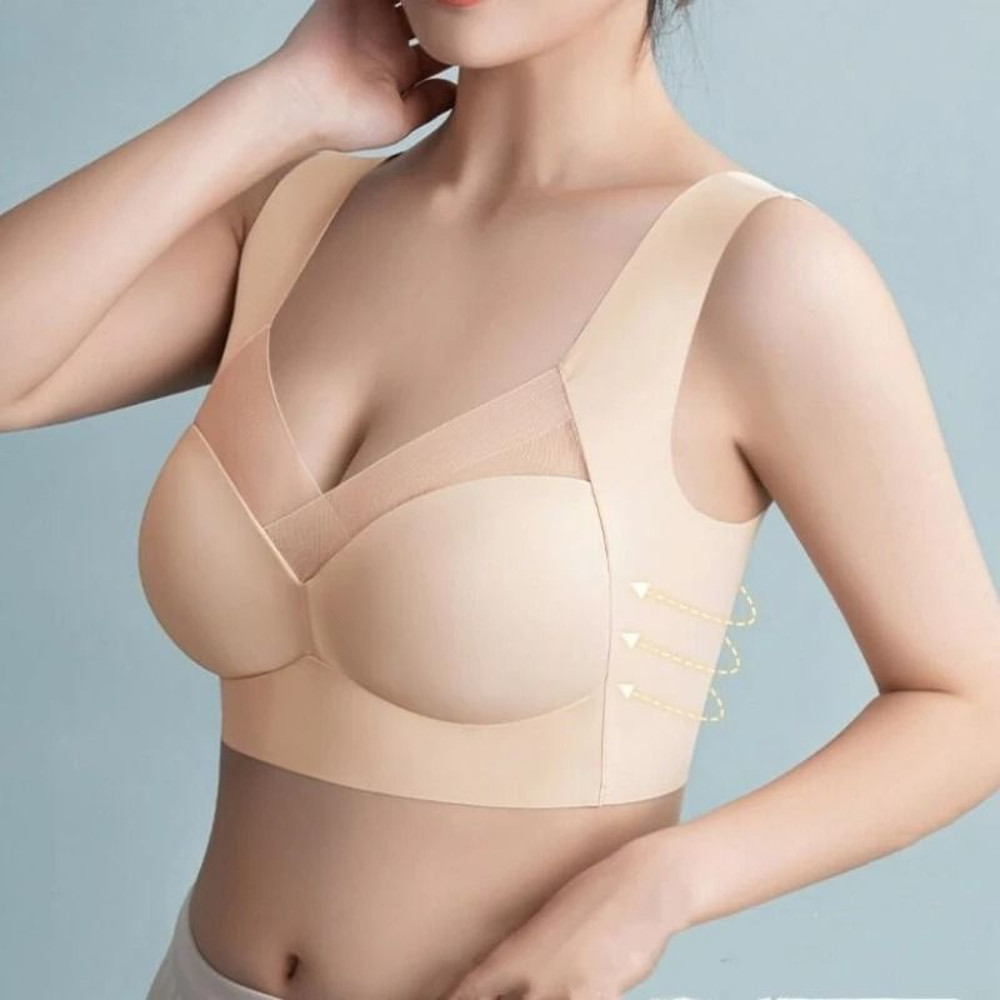 Seamless Sports Bra For Women Shockproof Elastic Breathable Yoga Fitness Bralette 2