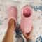 Plush Teddy Fleece Memory Foam Slippers For Women Cozy Lightweight House Shoes 1