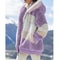 Oversized Plush Hooded Jacket For Women Warm Winter Cashmere Coat With Zipper And Pockets 12