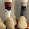 Autumn Winter Peekaboo Cat Mid Calf Socks Cute Warm Kawaii Cartoon Cotton Sleep Socks 10