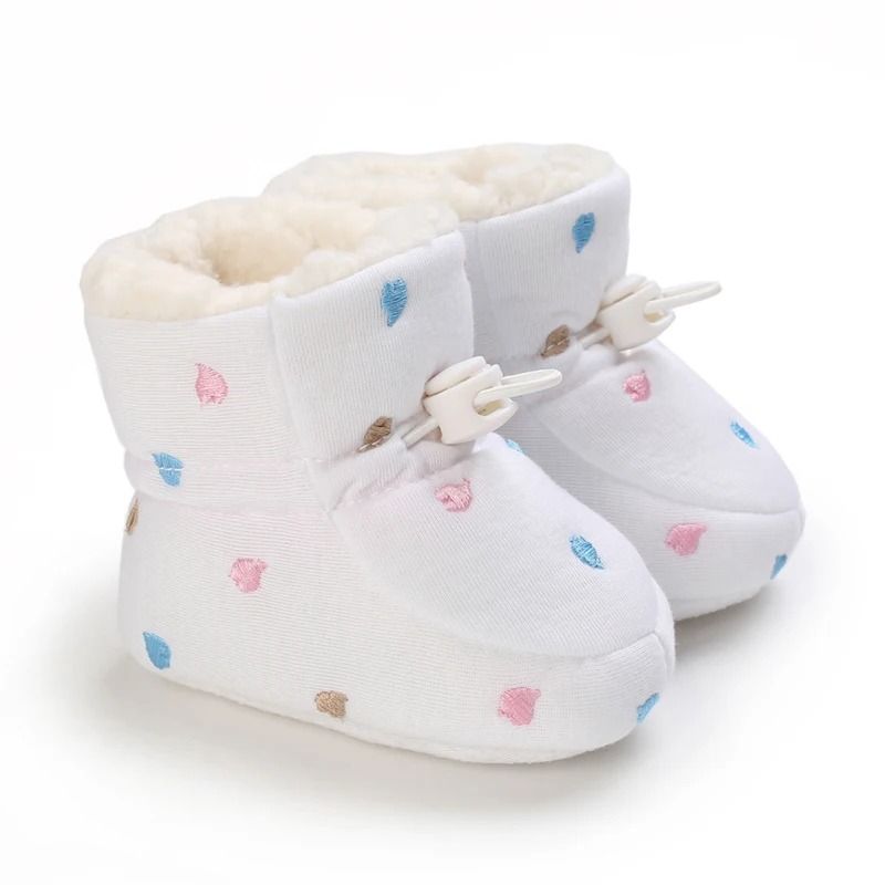 Winter Newborn Baby Cotton Booties Warm Non Slip First Walker Snow Boots For Boys And Girls 9