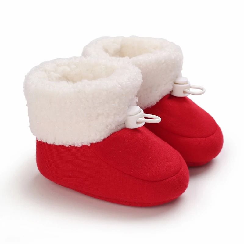 Winter Newborn Baby Cotton Booties Warm Non Slip First Walker Snow Boots For Boys And Girls 16