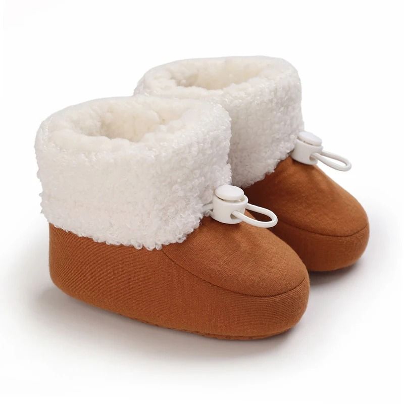 Winter Newborn Baby Cotton Booties Warm Non Slip First Walker Snow Boots For Boys And Girls 17