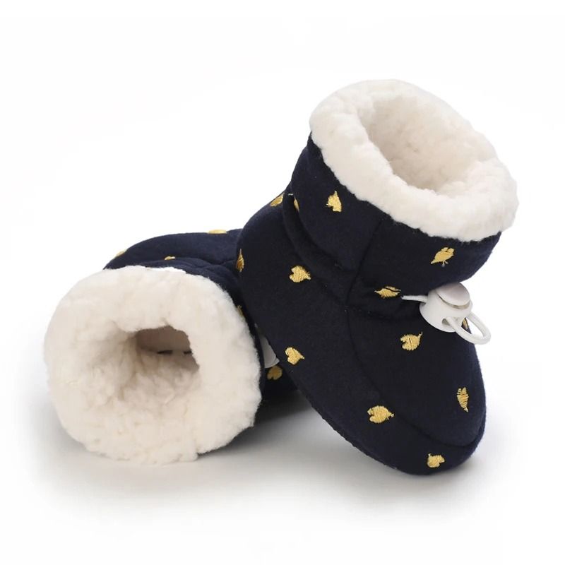 Winter Newborn Baby Cotton Booties Warm Non Slip First Walker Snow Boots For Boys And Girls 3