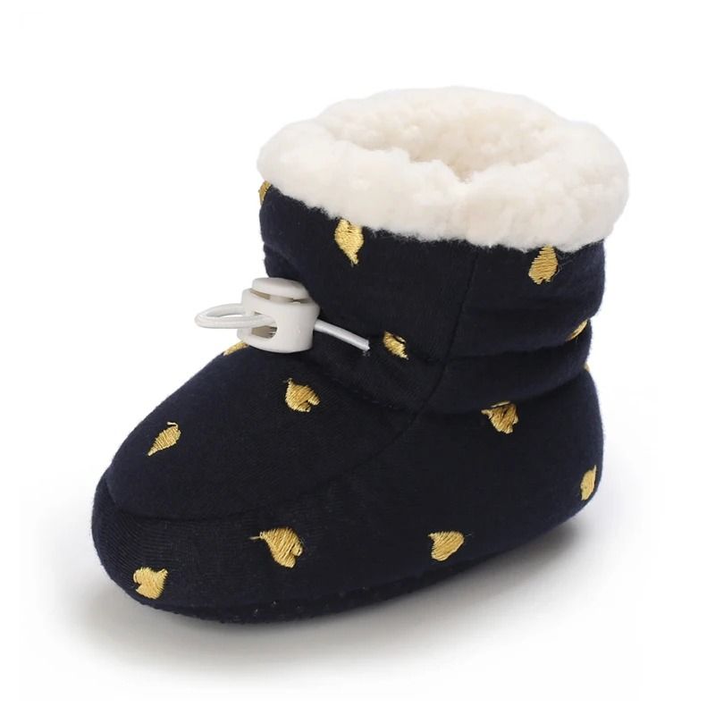 Winter Newborn Baby Cotton Booties Warm Non Slip First Walker Snow Boots For Boys And Girls 4