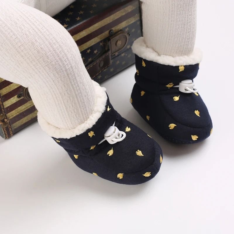 Winter Newborn Baby Cotton Booties Warm Non Slip First Walker Snow Boots For Boys And Girls 5