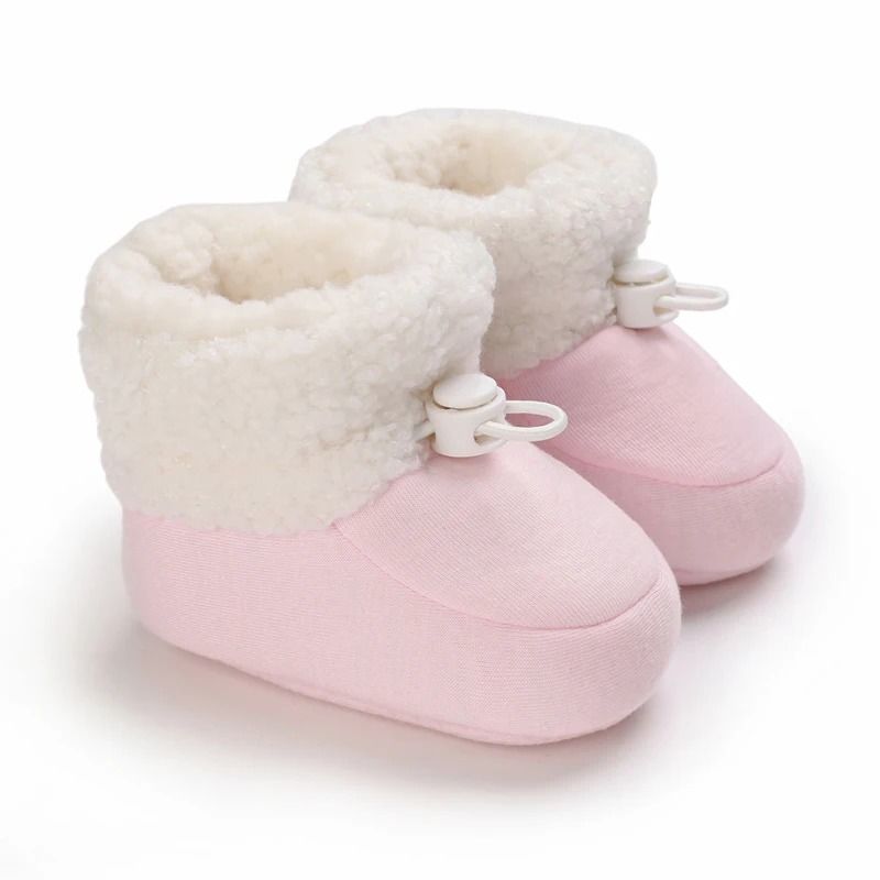 Winter Newborn Baby Cotton Booties Warm Non Slip First Walker Snow Boots For Boys And Girls 6