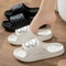 Cute Couple Pillow Slippers Thick EVA Non Slip Indoor Bathroom Sandals For Summer 1