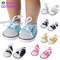 Canvas Denim Baby Doll Sneakers For 18 Inch Dolls 0
