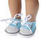 Canvas Denim Baby Doll Sneakers For 18 Inch Dolls 9