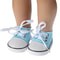 Canvas Denim Baby Doll Sneakers For 18 Inch Dolls 9