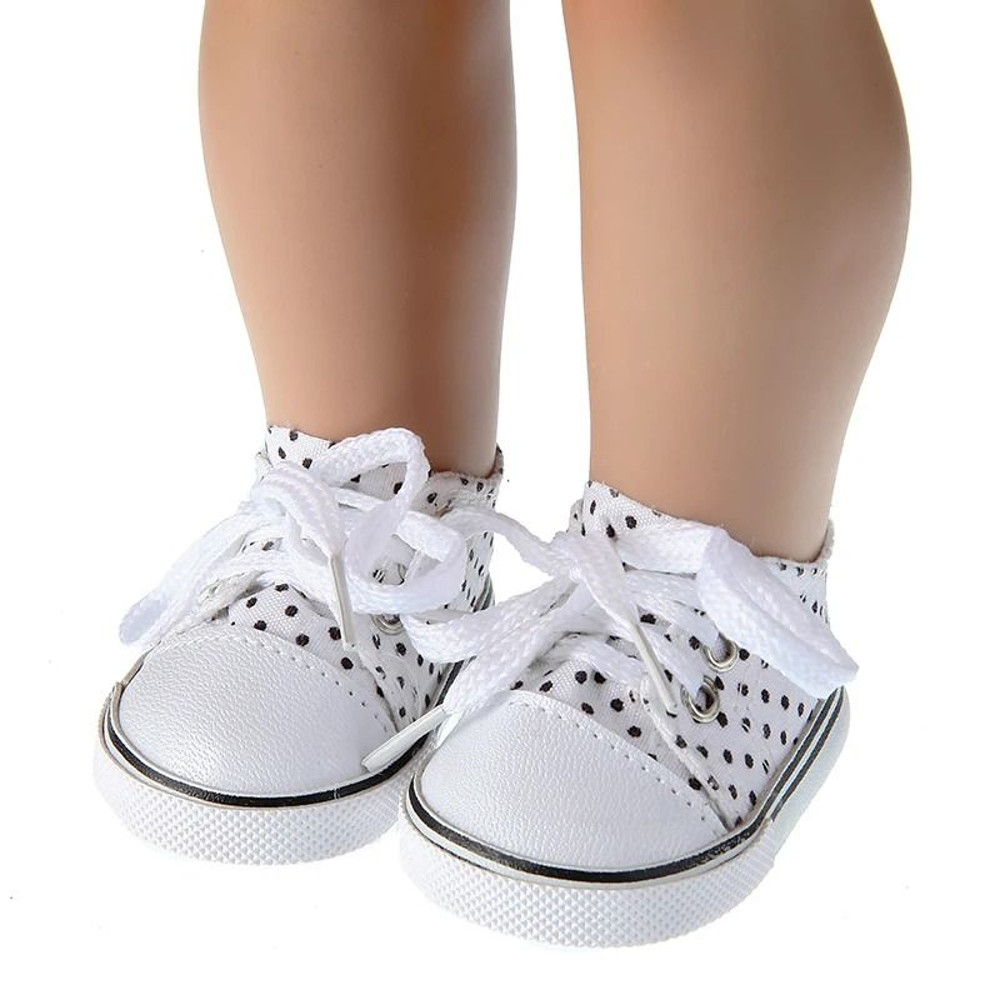 Canvas Denim Baby Doll Sneakers For 18 Inch Dolls 10