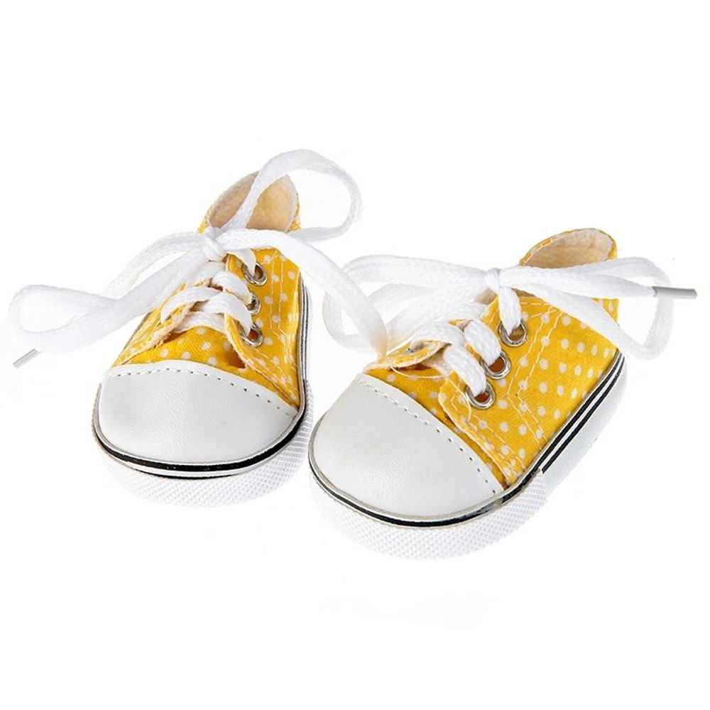 Canvas Denim Baby Doll Sneakers For 18 Inch Dolls 3