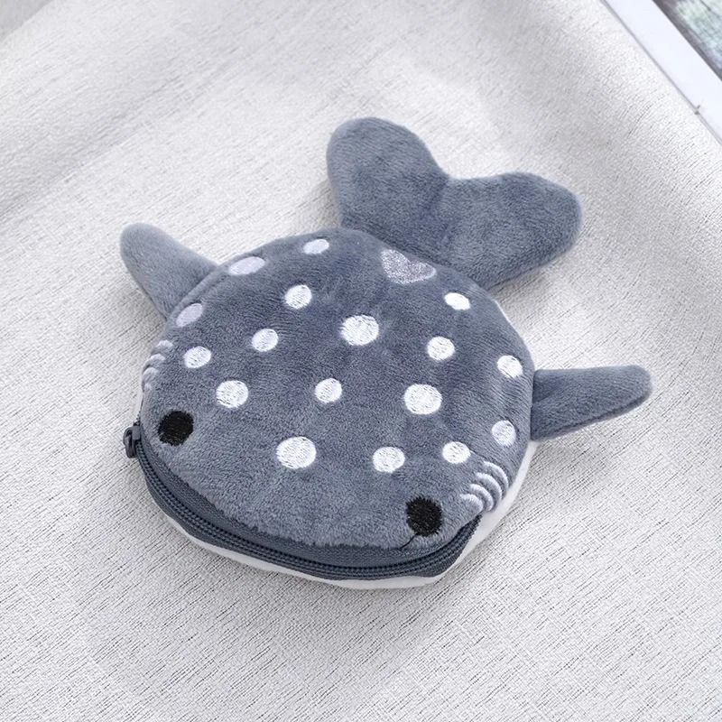 Cartoon Shark Plush Coin Purse 9