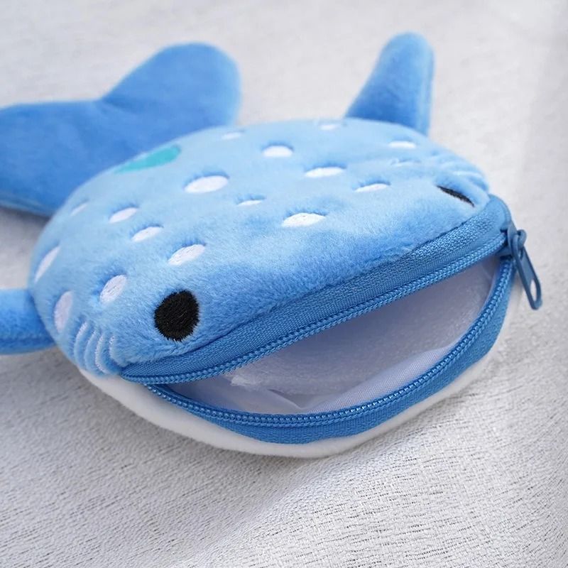 Cartoon Shark Plush Coin Purse 1