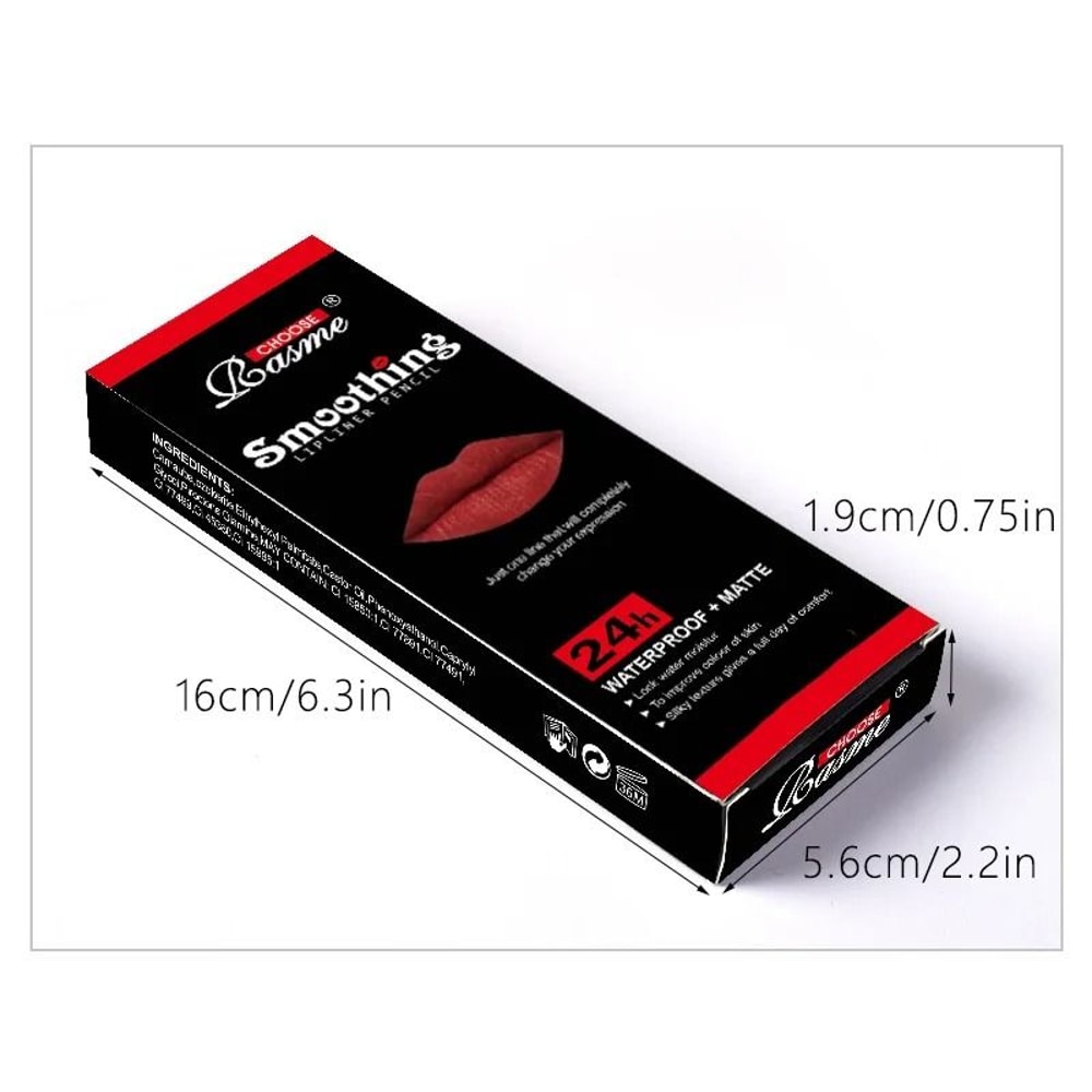 Long Lasting Lip Liner And Matte Lipstick Set 4