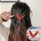 Shining Crystal V Shape Hair Clip 7