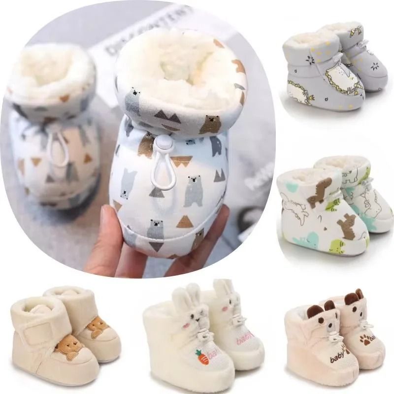 Winter Baby Boots With Soft Anti Slip Sole 0