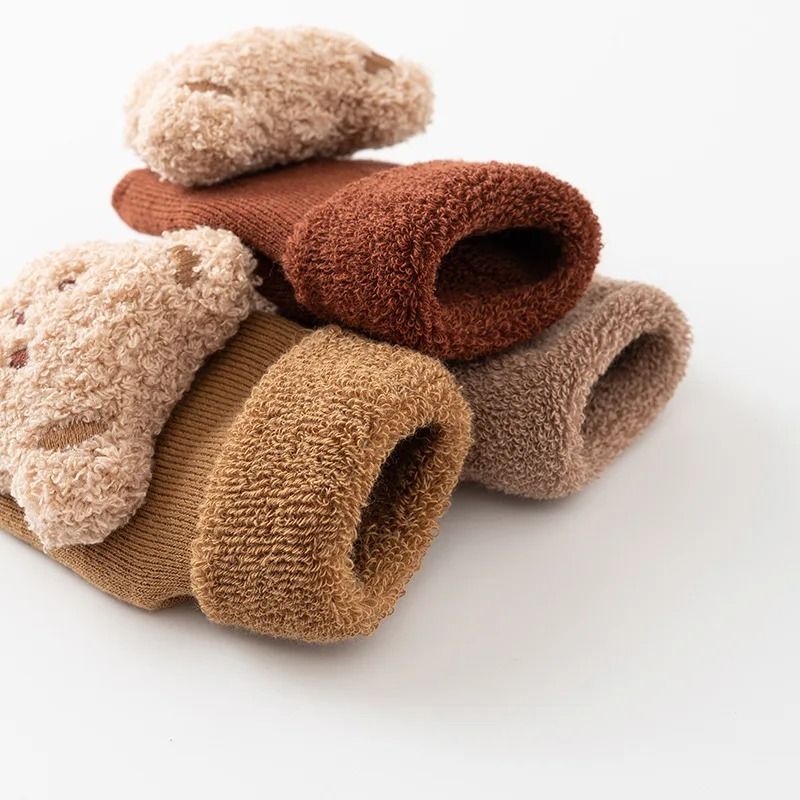 Cute Cartoon Bear Baby Socks 1