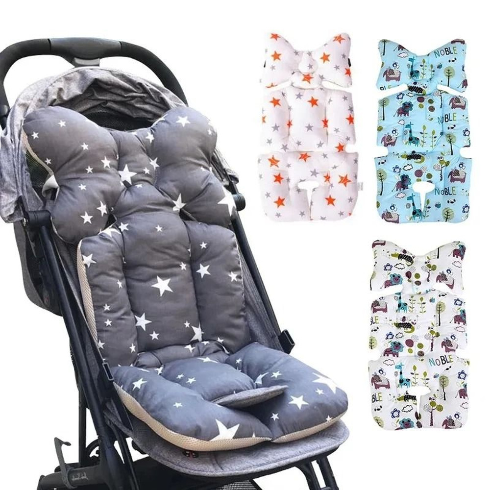 Universal Cotton Baby Stroller And High Chair Cushion Liner 0