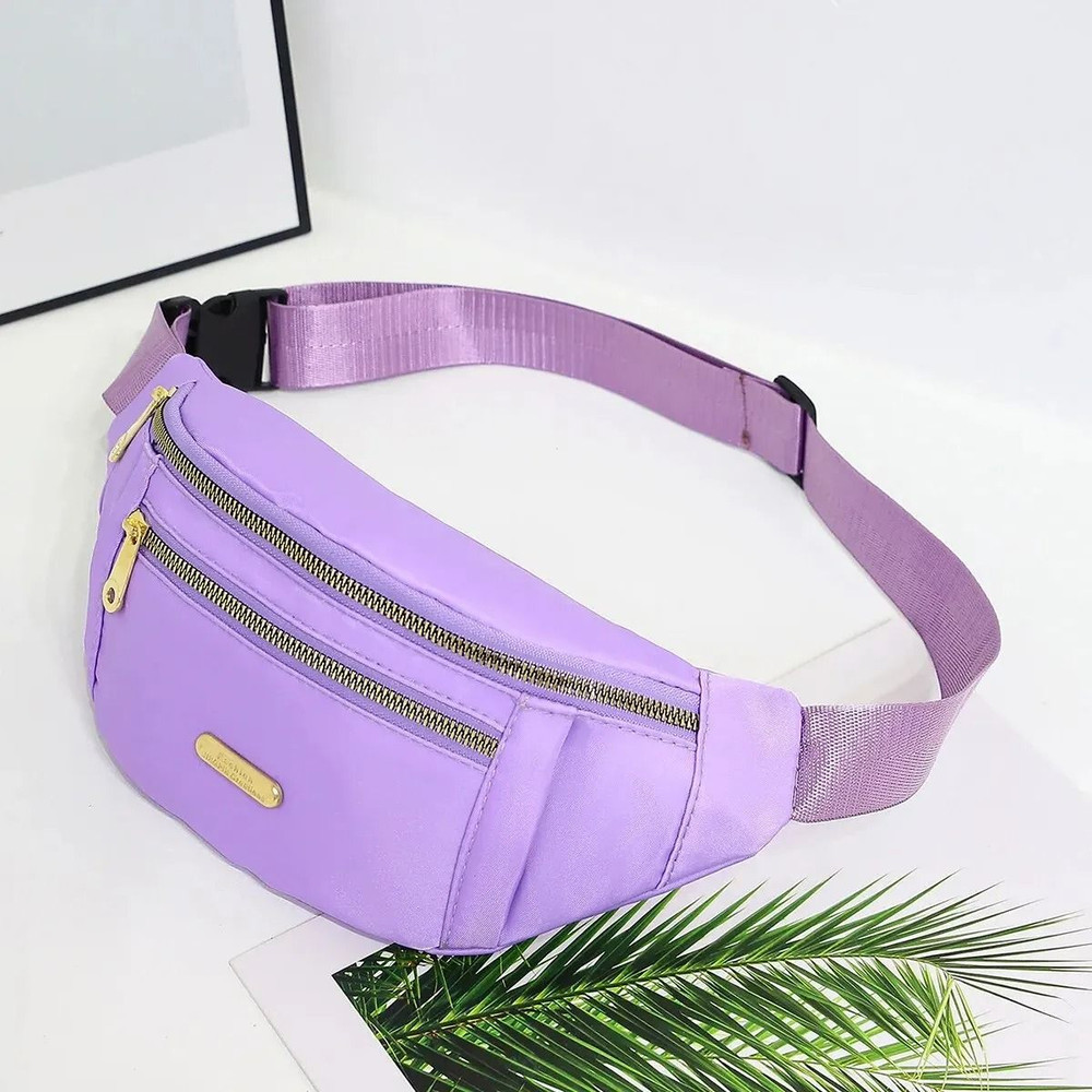 Women Sports Waist Bag Multi Layer Fanny Pack 6