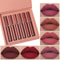 Matte Lip Gloss Set 6 Color Waterproof Long Lasting Gift Box 0