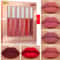 6 Color Matte Liquid Lip Gloss Set Long Lasting Waterproof 9