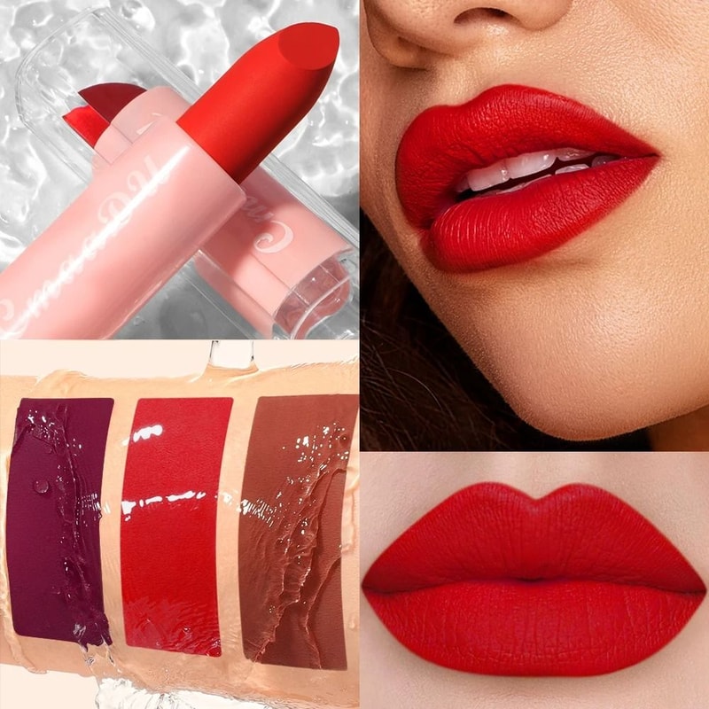Velvet Matte Lipstick Long Lasting Waterproof Non Stick 3