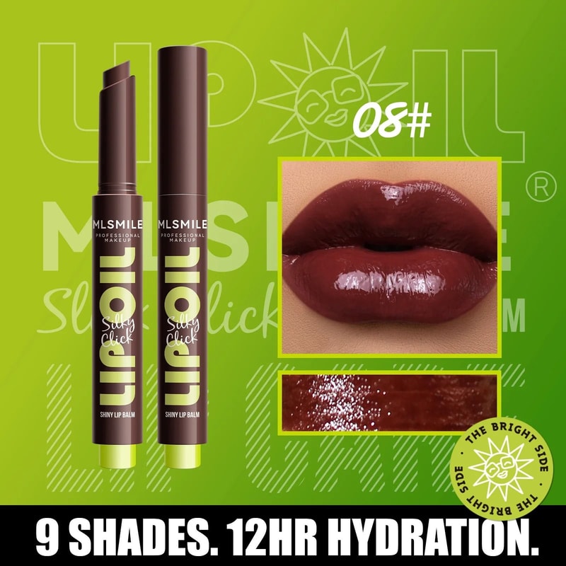 Silky Click Lip Care Hydrating Solid Lip Gloss With Mirror Shine 14